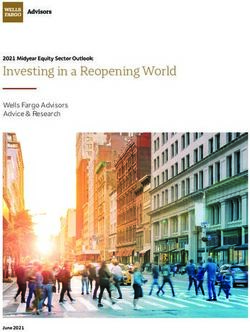 Investing in a Reopening World - Wells Fargo Advisors Advice & Research 2021 Midyear Equity Sector Outlook