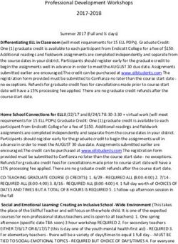 Professional Development Workshops 2017-2018