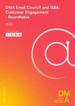 DMA Email Council and ISBA: Customer Engagement - Roundtable - 2020 In partnership with