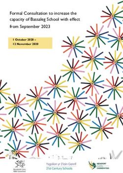Formal Consultation to increase the capacity of Bassaleg School with effect from September 2023 - 1 October 2020 - 12 November 2020 - NCC Splash Home