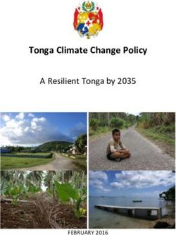 Tonga Climate Change Policy - A Resilient Tonga by 2035 - FEBRUARY 2016 - PreventionWeb