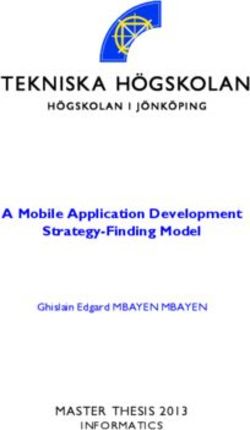 A MOBILE APPLICATION DEVELOPMENT STRATEGY-FINDING MODEL - MASTER THESIS 2013 INFORMATICS - DIVA