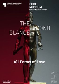 THE SECOND GLANCE - All Forms of Love - Staatliche ...