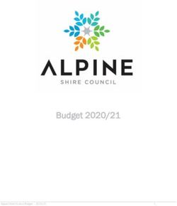 Budget 2020/21 - Alpine Shire