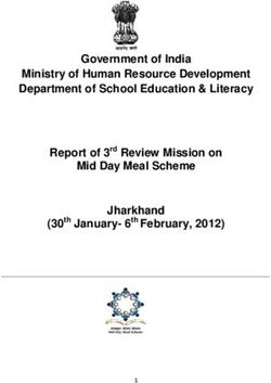 Government of India Ministry of Human Resource Development Department of School Education & Literacy Mid Day Meal Scheme Jharkhand - Report of 3rd ...