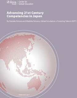 ADVANCING 21ST CENTURY COMPETENCIES IN JAPAN - BY DAISUKE KIMURA AND MADOKA TATSUNO, GLOBAL INCUBATION X FOSTERING TALENTS (GIFT) - ASIA SOCIETY