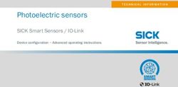 Photoelectric sensors - SICK Smart Sensors / IO-Link TECHNICAL INFORMATION