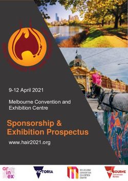 Sponsorship & Exhibition Prospectus - www.hair2021.org 9-12 April 2021 Melbourne Convention and Exhibition Centre - World Congress For ...