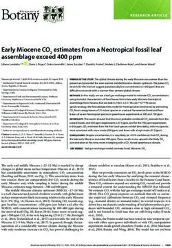 Early Miocene CO2 estimates from a Neotropical fossil leaf assemblage exceed 400 ppm - Dana Royer