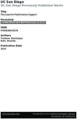 UC San Diego UC San Diego Previously Published Works - eScholarship