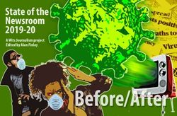 STATE OF THE NEWSROOM 2019/2020 - Wits Journalism