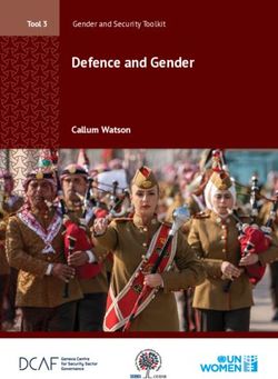 Defence and Gender Callum Watson - Tool 3 - OSCE