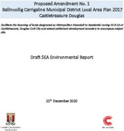 Proposed Amendment No. 1 Ballincollig Carrigaline Municipal District Local Area Plan 2017 Castletreasure Douglas