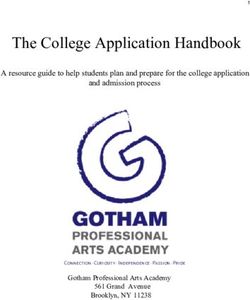 The College Application Handbook - A resource guide to help students plan and prepare for the college application and admission process - gotham ...