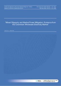 "Mixed Oligopoly and Market Power Mitigation: Evidence from the Colombian Wholesale Electricity Market" - Universitat de ...