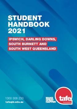 STUDENT HANDBOOK 2021 - IPSWICH, DARLING DOWNS, SOUTH BURNETT AND SOUTH WEST QUEENSLAND - TAFE Queensland