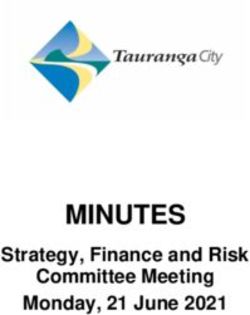 MINUTES Strategy, Finance and Risk Committee Meeting Monday, 21 June 2021 - Tauranga City Council