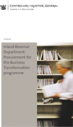 Inland Revenue Department: Procurement for the Business Transformation programme