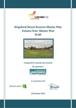 Kingsford Street Reserve Master Plan Volume One: Master Plan Draft - Prepared for Latrobe City Council By Sportwise 24 October 2019 - Latrobe ...