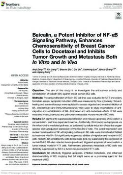 Baicalin, a Potent Inhibitor of NF- kB Signaling Pathway, Enhances Chemosensitivity of Breast Cancer Cells to Docetaxel and Inhibits Tumor Growth ...