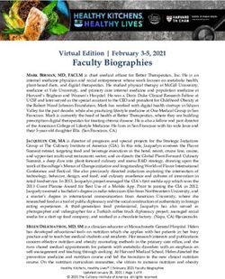 Faculty Biographies Virtual Edition | February 3-5, 2021 - CIA ProChef