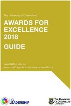 AWARDS FOR EXCELLENCE 2018 GUIDE - The University of Queensland - www.staff.uq.edu.au/uq-awards-excellence