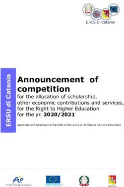 Announcement of competition - ERSU Catania