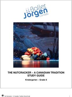 THE NUTCRACKER - A CANADIAN TRADITION STUDY GUIDE - Kindergarten - Grade 8