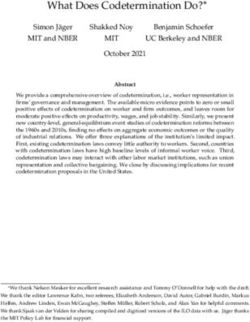 What Does Codetermination Do? - MIT Economics