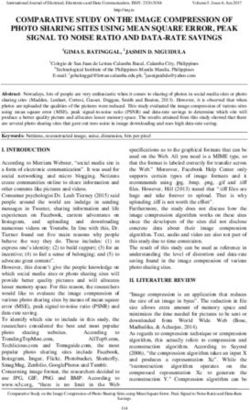 COMPARATIVE STUDY ON THE IMAGE COMPRESSION OF PHOTO SHARING SITES USING MEAN SQUARE ERROR, PEAK SIGNAL TO NOISE RATIO AND DATA-RATE SAVINGS