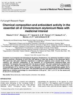 Chemical composition and antioxidant activity in the essential oil of Cinnamomum zeylanicum Nees with medicinal interest