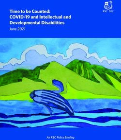 Time to be Counted: COVID-19 and Intellectual and Developmental Disabilities - June 2021