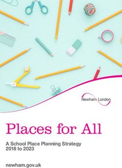 Places for All A School Place Planning Strategy 2018 to 2023 newham.gov.uk - Newham Connect