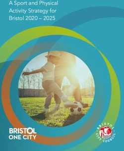 A Sport and Physical Activity Strategy for Bristol 2020 2025 - Wesport