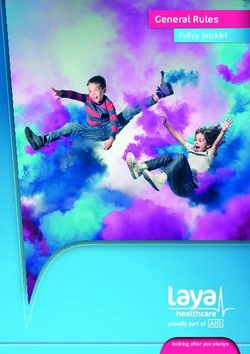 General Rules Policy booklet - Health Insurance Authority