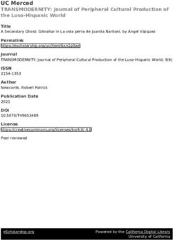 UC Merced TRANSMODERNITY: Journal of Peripheral Cultural Production of the Luso-Hispanic World - eScholarship