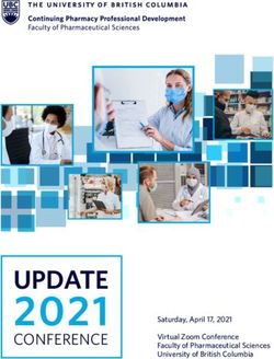 2021 UPDATE CONFERENCE - The University of ...