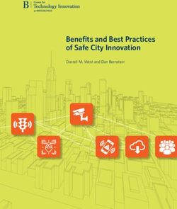 Benefits and Best Practices of Safe City Innovation - Darrell M. West and Dan Bernstein - Brookings Institution