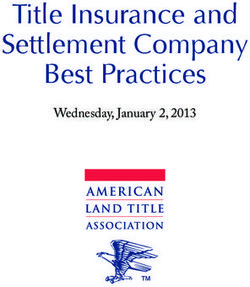 Title Insurance and Settlement Company Best Practices - Wednesday, January 2, 2013