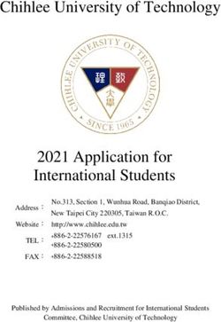 Chihlee University of Technology - 2021 Application for International Students