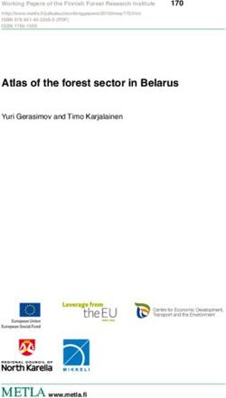 Atlas of the forest sector in Belarus - 170 Yuri Gerasimov and Timo Karjalainen