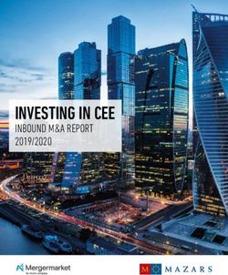 INVESTING IN CEE INBOUND M&A REPORT 2019/2020 - Mergermarket