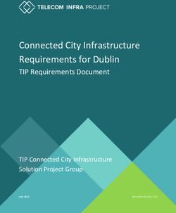 Connected City Infrastructure Requirements for Dublin