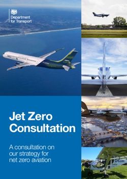 Jet Zero Consultation - A consultation on our strategy for net zero aviation - GOV.UK