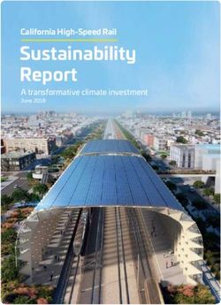 Sustainability Report - California High-Speed Rail A transformative climate investment - California High Speed Rail Authority
