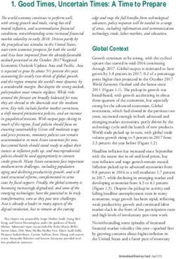 Good Times, Uncertain Times: A Time to Prepare - IMF