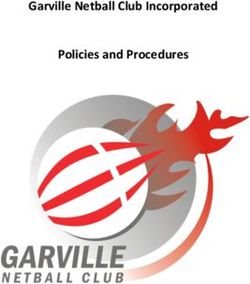 Garville Netball Club Incorporated Policies and Procedures