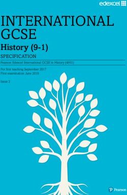 INTERNATIONAL GCSE History (9-1) SPECIFICATION Pearson Edexcel ...