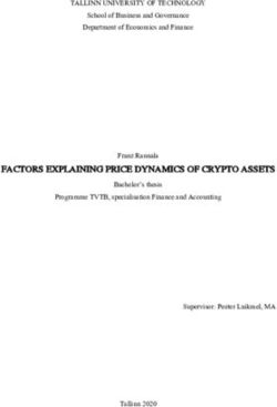 FACTORS EXPLAINING PRICE DYNAMICS OF CRYPTO ASSETS - TalTech ...