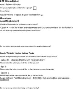 Would you like to speak to your submission? - South Waikato District Council